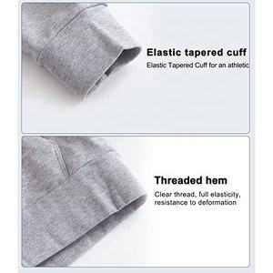 2024Men's Loose Fit Heavy Weight Casual Street Wear Pullover <b>Hoodies</b> <b>Plain</b> Blank Heather <b>Grey</b> Men Loose Fit Front Pocket <b>Hoodies</b> - Product Image 3