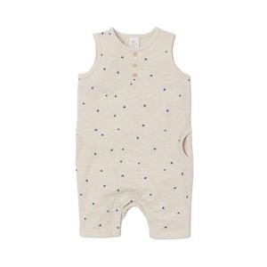 Prix de gros Combinaison bébé en bambou tricoté et élasthanne Nouveau-nés Couleur unie Garçons Filles 0-3 mois Fermeture à boutons Personnalisable - Product Image 4