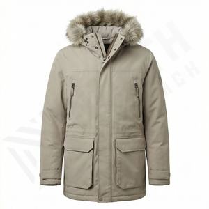 Nouvelle veste parka classique à capuche pour homme confortable 2025, parka personnalisable de qualité supérieure - Product Image 1