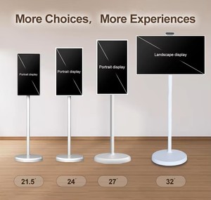 หน้าจอสัมผัสดิจิตอลแบบ Capacitive ขนาด 19-32 นิ้ว ความละเอียด 4K ระบบ Android แบบเคลื่อนย้ายได้ หมุนได้ 360 องศา °   จอทีวีแบบพกพาหมุนได้สำหรับห้องนั่งเล่นที่บ้าน - Product Image 6