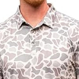 Polo de Golf, ropa de trabajo informal ligera de secado rápido con cuello y bolsillo, estampado de lienzo hecho por Dress Sports - Product Image 2