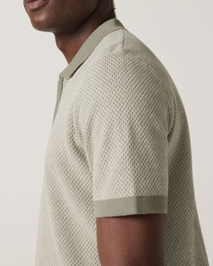 เสื้อเชิ้ตโปโลมีซิปสำหรับผู้ชายผ้าคอตตอนสลิมฟิตผ้าระบายอากาศได้ดีเยี่ยมกึ่งทางการขายส่งแบบ100% - Product Image 5