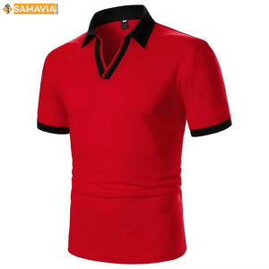 Polo bordado de punto de algodón para hombre, ajuste regular, transpirable, informal y semi formal, OEM ODM, disponible a bajo precio - Product Image 3