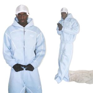 Tuta Sportiva <span class=keywords><strong>con</strong></span> <span class=keywords><strong>Cappuccio</strong></span> <span class=keywords><strong>e</strong></span> <span class=keywords><strong>Cerniera</strong></span> <span class=keywords><strong>Uomo</strong></span> <span class=keywords><strong>e</strong></span> Donna 2025 Stile Hip Hop Streetwear <span class=keywords><strong>Felpa</strong></span> Larga di Tendenza <span class=keywords><strong>con</strong></span> Tasche - Product Image 5