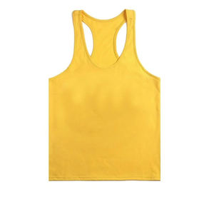 Débardeur d'entraînement de fitness à séchage rapide pour hommes, logo personnalisé, vêtements de sport en coton et polyester, maillot de gym à capuche, bodybuilder, maille - Product Image 5