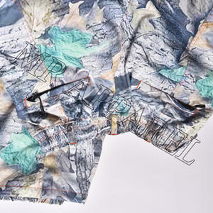 กางเกงขาบานสำหรับเล่นสกีหิมะกางเกงเอวยางยืดกางเกงฮิปฮอปสตรีททรงหลวมผ้าลินินบางสีพื้นลำลองสำหรับผู้ชาย - Product Image 5