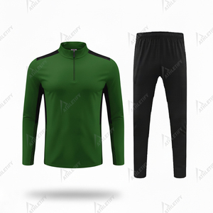 Ensemble de vêtements de sport pour hommes, veste à manches longues et pantalon de jogging pour la course à pied, la salle de sport, le fitness et les exercices physiques - Product Image 2