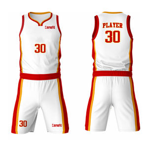 Vêtements de sport sans manches Club Team Uniforme de basket-ball respirant Ensembles de vêtements de basket-ball respirants pour adultes - Product Image 1