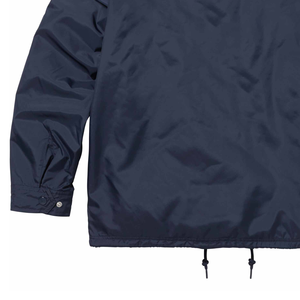 เสื้อโค้ชสำหรับผู้ชายวัสดุผ้าใบทนทานดีไซน์ที่ดีที่สุดพร้อมโลโก้ด้านหน้าแขนยาว - Product Image 3