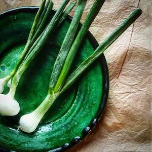 Tazón de Cerámica Artesanal Marroquí Tamegroute con Esmalte Verde, Artesanía Bereber Vintage, Decoración para el Hogar, Regalo - Product Image 1