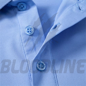 Chemise à manches courtes pour homme Bloodline, couleur unie, tricotée, respirante, en coton, coupe classique, marron - Product Image 5