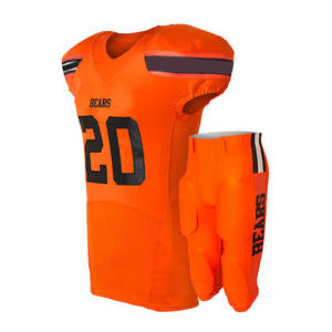 Uniforme de Fútbol Americano Personalizado 2025, 100% Poliéster, Transpirable, Antibacterial, de Secado Rápido, Opciones de Tallas Grandes en Venta - Product Image 5