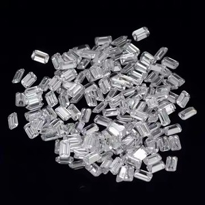 0,10 CT a 0,75 CT Piedra de diamante suelta blanca natural Corte Esmeralda para la fabricación de joyas VVS2 Corte excelente - Product Image 4