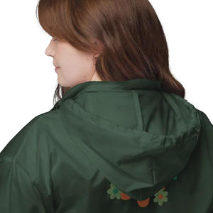 Custom Embroidered Zip-Up Windbreaker Jacket | Lightweight Polyamide Water-Resistant & Stylish Outerwear - Product Image 2