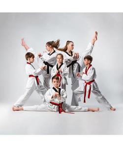 Uniforme profesional de Karate para niños, Kimono transpirable de Jiu Jitsu con logotipo personalizado, función elástica para niños - Product Image 1