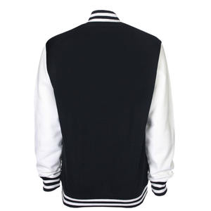 Chaqueta de béisbol personalizada de alta calidad para hombre Cuello redondo Varsity Fleece para invierno Precio Wind Break para actividades al aire libre - Product Image 4