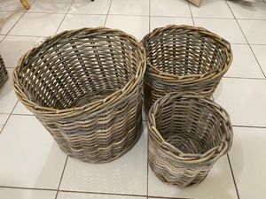ตะกร้าหวายทำด้วยมือสไตล์อินโดนีเซียแบบคลาสสิกเฟอร์นิเจอร์รับประทานอาหารกลางแจ้งแบบพรีเมี่ยมสำหรับจัดเก็บที่สะดวกของตกแต่งในครัวเรือน - Product Image 4