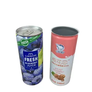 standard aluminium cans 250ml with can ends