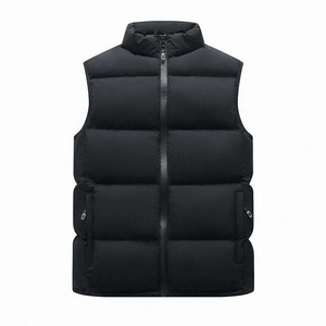 Gilets et vestes pour hommes de couleur personnalisée, veste matelassée à bulles, sans manches, gilet chaud d'hiver en stock, design personnalisé, gilet matelassé - Product Image 3