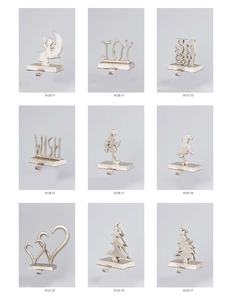 Modern Aluminum Stocking Holder Handmade Eco Friendly <b>Christmas</b> <b>Decoration</b> Factory Wholesale - Product Image 5