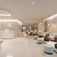 Meubles de salon, station de beauté, présentoir LED, présentoir extérieur, présentoir à parfums, vitrine, présentoir personnalisé pour maquillage et ongles