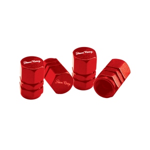 Tapas de Válvula Hexagonales Rojas - Product Image 1