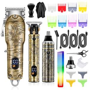 Tondeuse professionnelle sans fil à lame en T pour le nez et la barbe, tondeuse électrique pour hommes et barbiers - Product Image 2