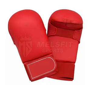 Mitones de Karate profesionales personalizados de cuero transpirable con malla para una mayor comodidad durante el entrenamiento - Product Image 4