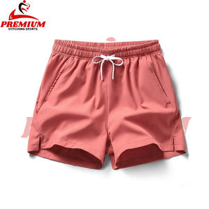 กางเกงว่ายน้ำขาสั้นแฟชั่นชายหาดของผู้ชายกางเกงขาสั้นบาสเก็ตบอลตาข่ายขนาดใหญ่แบบลำลองสีกำหนดเองสำหรับฤดูร้อน - Product Image 3