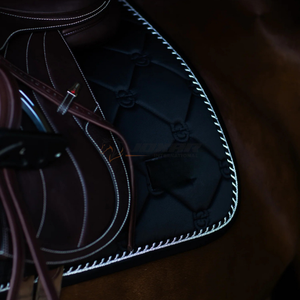 Almohadilla elegante para SILLÍN de caballo inglés, forro suave de algodón acolchado duradero, diseño de ajuste cómodo transpirable, almohadillas para SILLÍN de equitación - Product Image 6