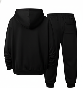 Survêtement d'hiver à capuche coupe classique |   100% coton |   Anti-bactérien et respirant |   Conception personnalisée - Product Image 2