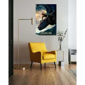 Pósteres de la Película 'Cómo Entrenar a tu Dragón' en Voz Real, Diseño Moderno para Decoración de Pared - Product Image 4