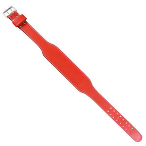 Fabricante de Pakistán, precio competitivo, cinturón de levantamiento de pesas de Color rojo personalizado, protección ajustable genuina - Product Image 3