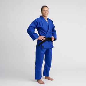 Kimono de Judo Personnalisé Brodé Respirant 340g, Tissage Double Renforcé 100% Coton, Tenue Professionnelle Durable pour la Pratique au Dojo - Product Image 1