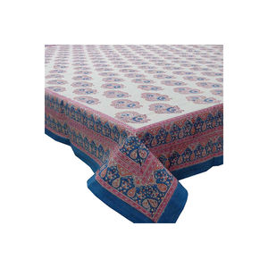 Hot Selling Indian Manufacturer Table Cloths <b>Rectangle</b> Hand Block Printed Timeless Craftsmanship Pure Cotton <b>Tablecloths</b> At Sale - Product Image 5
