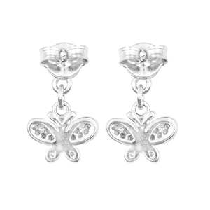 NOVAMART Fine Zarkan Silver Drop Stud Earrings Fashionable Honey <b>Bees</b> Design Wholesale Export - Product Image 5
