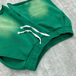 กางเกงวอร์มทรงหลวมสำหรับผู้ชายกางเกงปั่นจักรยานทำจากผ้าเฟรนช์เทอร์รี่ดีไซน์ออกแบบได้ตามต้องการสำหรับฤดูร้อน - Product Image 6