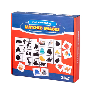 Educazione precoce <span class=keywords><strong>gioco</strong></span> <span class=keywords><strong>di</strong></span> puzzle in legno <span class=keywords><strong>di</strong></span> animali in legno frutta auto ombra abbinamento giocattoli per bambini - Product Image 1