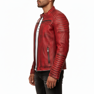 Ready To Ship <b>Men</b> Women Original Cowhide And Sheep Leather <b>Jacket</b> Regular <b>Slim</b> <b>Fit</b> Casual Outwear Winter <b>Jackets</b> OEM Available - Product Image 2
