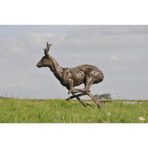 Granja estilo moderno escultura de Reno de tamaño real al aire libre hogar decorativo Navidad vacaciones decoración de pie estatua de Reno grande - Product Image 2