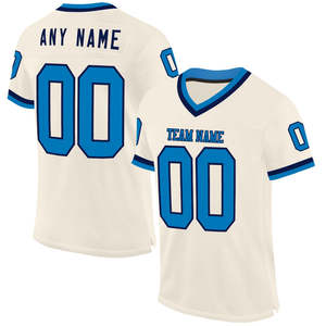 Elite Mesh Authentic Throwback Football Jersey Club Team Uniform Game Ready Ropa deportiva para partidos de entrenamiento universitario juvenil - Product Image 1