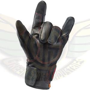 MENOS precio Personalizado Nuevo estilo Guantes de bicicleta de montaña Perforado Palm Grip Motocross Guantes producidos eficientemente solo B GREEN SWIFT - Product Image 5