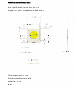 Éclairage routier et urbain LED Polymatech série COB standard FL09COB3030 blanc chaud 90 CRI offrant des performances élevées et fiables - Product Image 6