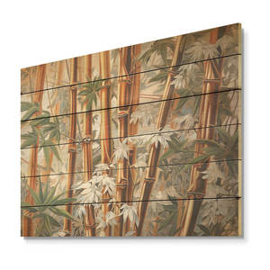 Minimalm ป้ายไม้ไผ่ติดผนังลายไม้สนธรรมชาติ - Product Image 2