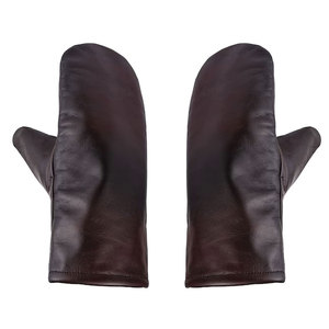 Leather Gloves for Baking & Roasting in High Heat Environments Commercial Grade <b>Oven</b> <b>Mitts</b> for Professional Kitchen Safety - Product Image 3