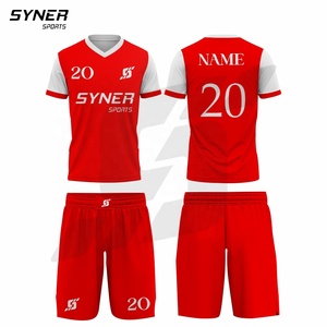 Kit d'uniformes de football OEM avec étiquette blanche personnalisée ensemble d'uniformes de football avec logo personnalisé marque privée maillot de football et maillot nom de l'équipe nom personnalisé - Product Image 6