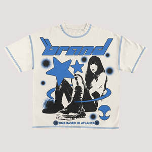 เสื้อยืดแฟชั่นสไตล์วินเทจผ้าคอตตอนดีไซน์220gsm ไม่เหมือนใคร - Product Image 5