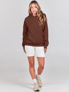 Sweat à capuche femme prix usine surdimensionné éponge et polaire sweat femme sweat à capuche surdimensionné Streetwear doux polaire pull 2025 - Product Image 3