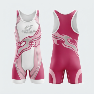 Wholesale Custom Design Print Men's Wrestling <b>Singlets</b> High Performance Sleeveless Boxing Gym Training <b>Weightlifting</b> Polyester - Product Image 3