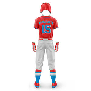 Gradiente personalizado béisbol Softball Jersey transpirable suave sublimación deporte uniforme impreso Logo jóvenes adultos tamaños liso - Product Image 2